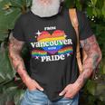 From Vancouver With Pride Lgbtq Gay Lgbt Homosexual Unisex T-Shirt Gifts for Old Men