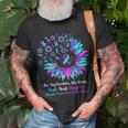 Fun In September We Wear Teal And Purple Suicide Preventions T-Shirt Gifts for Old Men