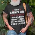 Funny Billiards I Am A Grumpy Old Pool Player Unisex T-Shirt Gifts for Old Men