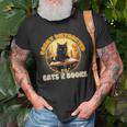 Funny CatEasily Distracted By Cats And Books Unisex T-Shirt Gifts for Old Men