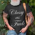 Classy As Fuck Fucking Classy T-Shirt Gifts for Old Men