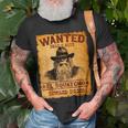 El Squatcho Wanted Poster Bigfoot Sasquatch Lover T-Shirt Gifts for Old Men