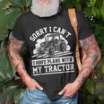 Funny Farm Tractors Farming Truck Enthusiast Saying Outfit Unisex T-Shirt Gifts for Old Men