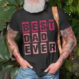 Funny Fathers Day Best Dad Ever Vintage Daughter Dada Unisex T-Shirt Gifts for Old Men