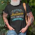 Hotel Concierge Awesome Job Occupation T-Shirt Gifts for Old Men