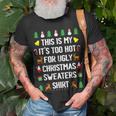 This Is My It's Too Hot For Ugly Christmas Sweaters T-Shirt Gifts for Old Men