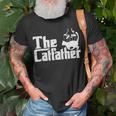 Funny The Catfather Kitten Dad Summer Gift For Pet Lovers Unisex T-Shirt Gifts for Old Men