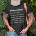Tidsoptimist Time Optimist T-Shirt Gifts for Old Men