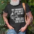 Funny Welding Designs For Men Dad Metal Workers Blacksmith Unisex T-Shirt Gifts for Old Men