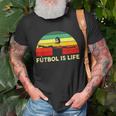 Futbol Is Life Retro Vintage Unisex T-Shirt Gifts for Old Men