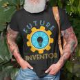 Future Inventor Future Scientist Squad Lightbulb Creator Kid Unisex T-Shirt Gifts for Old Men