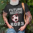 Future Soccer Dad 2023 Pregnancy Announcement Father To Be Unisex T-Shirt Gifts for Old Men
