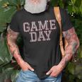 Game Day Houndstooth Alabama Football Fans T-Shirt Gifts for Old Men