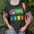 Garbage Truck Truck Trash Recycling Lover Waste Management Unisex T-Shirt Gifts for Old Men