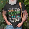 Gardening Dog Lover Gardener Garden Pet Gift Plants Unisex T-Shirt Gifts for Old Men