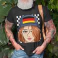 Germany Flag Bucket Hat German Girl European Pride Unisex T-Shirt Gifts for Old Men