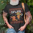 Ginjas Gingerbread Ninjas Ugly Christmas Sweater Meme T-Shirt Gifts for Old Men