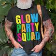 Glow Party Squad Birthday Glow Party Unisex T-Shirt Gifts for Old Men