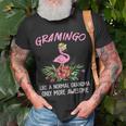 Gramingo Like A Normal Grandma Just More Fabulous Unisex T-Shirt Gifts for Old Men