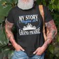 Grand Prairie Born In Grand Prairie T-Shirt Gifts for Old Men