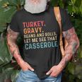 Gravy Beans And Rolls Let Me Cute Turkey Thanksgiving T-Shirt Gifts for Old Men