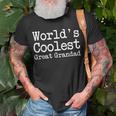 Great Grandad Gift - Worlds Coolest Great Grandad Unisex T-Shirt Gifts for Old Men