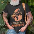 Growing My Pumpkin Pie Thanksgiving Pregnancy Announcement Thanksgiving Pregnancy Announcement T-Shirt Gifts for Old Men