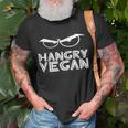 Hangry VeganVegan Activism Funny Vegan T Activism Funny Gifts Unisex T-Shirt Gifts for Old Men