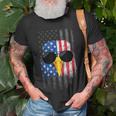 Happy 4Th Of July American Patriotic Us Flag Unisex T-Shirt Gifts for Old Men