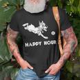 Happy Hour Funny Dog Park For Pet Lovers Unisex T-Shirt Gifts for Old Men