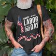 Happy Labor Day Graphic For American Workers T-Shirt Gifts for Old Men