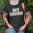 Hate Survivor For All The Dogs Rap Trap Hip Hop Music T-Shirt Gifts for Old Men