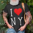 I Heart New York Souvenir I Love New York Souvenirs T-Shirt Gifts for Old Men