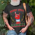 Heavy Metal And Rock Ugly Christmas Sweater T-Shirt Gifts for Old Men