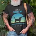 Home Is Where My Grand Basset Griffon Vendeen Is T-Shirt Gifts for Old Men