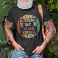 Husband Dad Rebab Legend Vintage Fathers Day T-Shirt Gifts for Old Men