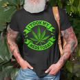 I Took My Meds Today Funny Weed Cannabis Marijuana Unisex T-Shirt Gifts for Old Men