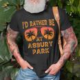 I'd Rather Be At Asbury Park New Jersey Vintage Retro T-Shirt Gifts for Old Men
