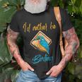 Id Rather Be Birding Birdwatching Wildlife Observation Bird Wildlife Gifts Unisex T-Shirt Gifts for Old Men