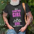 Im A Cool Camping Girl Funny Women Hiking Hunting Unisex T-Shirt Gifts for Old Men