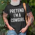 Im A Cowgirl Costume Gift For Her Women Halloween Couple Unisex T-Shirt Gifts for Old Men