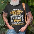 Im A Grumpy Old Man I Was Born In August 1964 Birthday 56 Unisex T-Shirt Gifts for Old Men