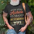 Im An Asshole Husband Of A Smartass Wife Funny Gift For Womens Gift For Women Unisex T-Shirt Gifts for Old Men
