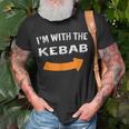 I'm With The Kebab Lazy Halloween Costume T-Shirt Gifts for Old Men