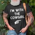 Im With The Cowgirl Costume Halloween Matching Unisex T-Shirt Gifts for Old Men