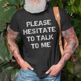 IntrovertSarcasmIntrovertedIntrovertsPlease Hesitate To T-Shirt Gifts for Old Men IntrovertSarcasmIntrovertedIntrovertsPlease Hesitate To T-Shirt Gifts for Old Men