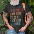 Its Not A Dad Bod Its A Father Figure Funny Retro Vintage Unisex T-Shirt Gifts for Old Men