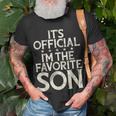 Its Official Im The Favorite Son T-Shirt Gifts for Old Men Its Official Im The Favorite Son T-Shirt Gifts for Old Men