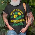 Jamaican Independence 6Th August 1962 Jamaican Flag Unisex T-Shirt Gifts for Old Men
