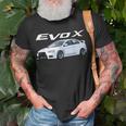 Jdm Car Evo X White Rpf1 Unisex T-Shirt Gifts for Old Men